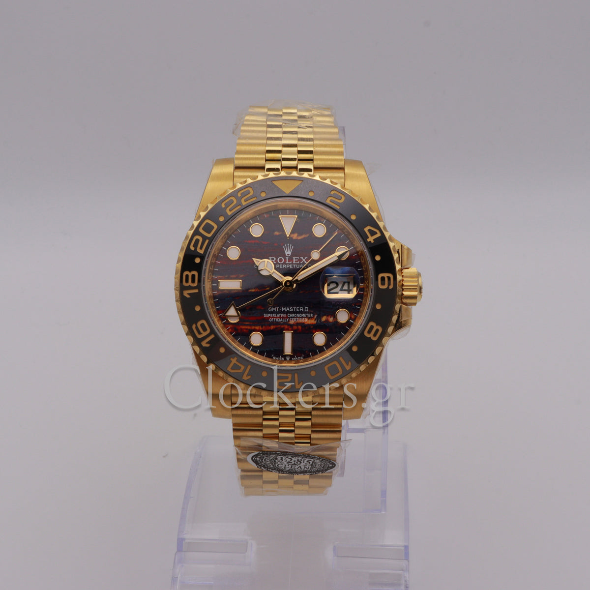 Rolex GMT-Master II New 2025 GMT-Master II 126718GRNR Yellow Gold Tiger Iron Dial Jubilee