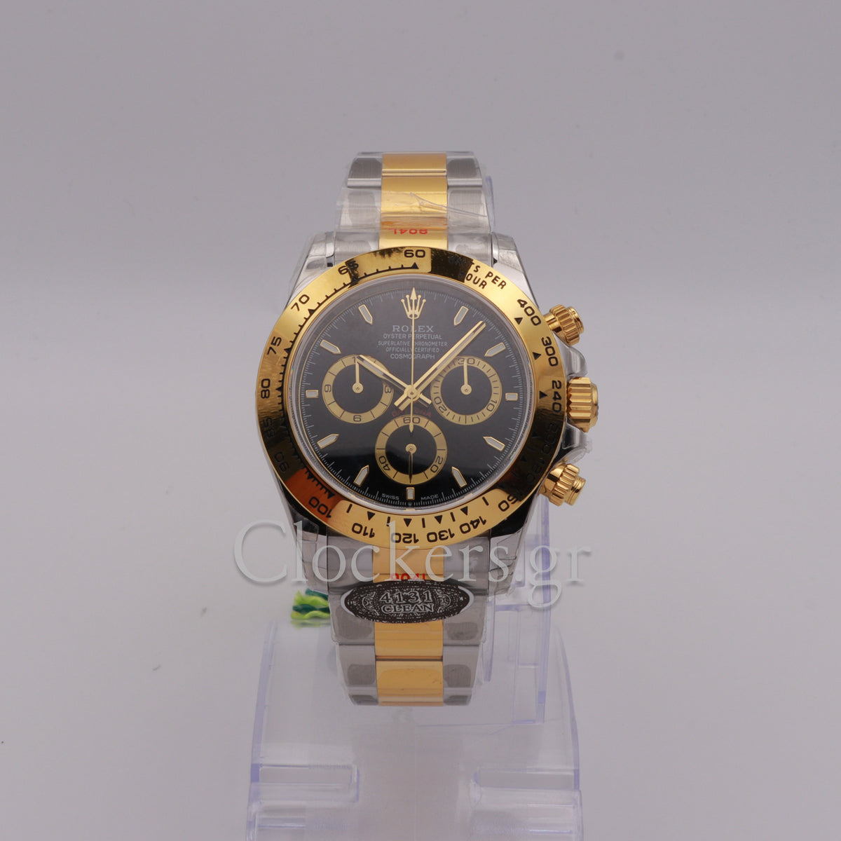 Rolex Daytona  2025 126503 Daytona 40mm Two Tone Yellow Gold Black Dial Oyster Bracelet 1:1