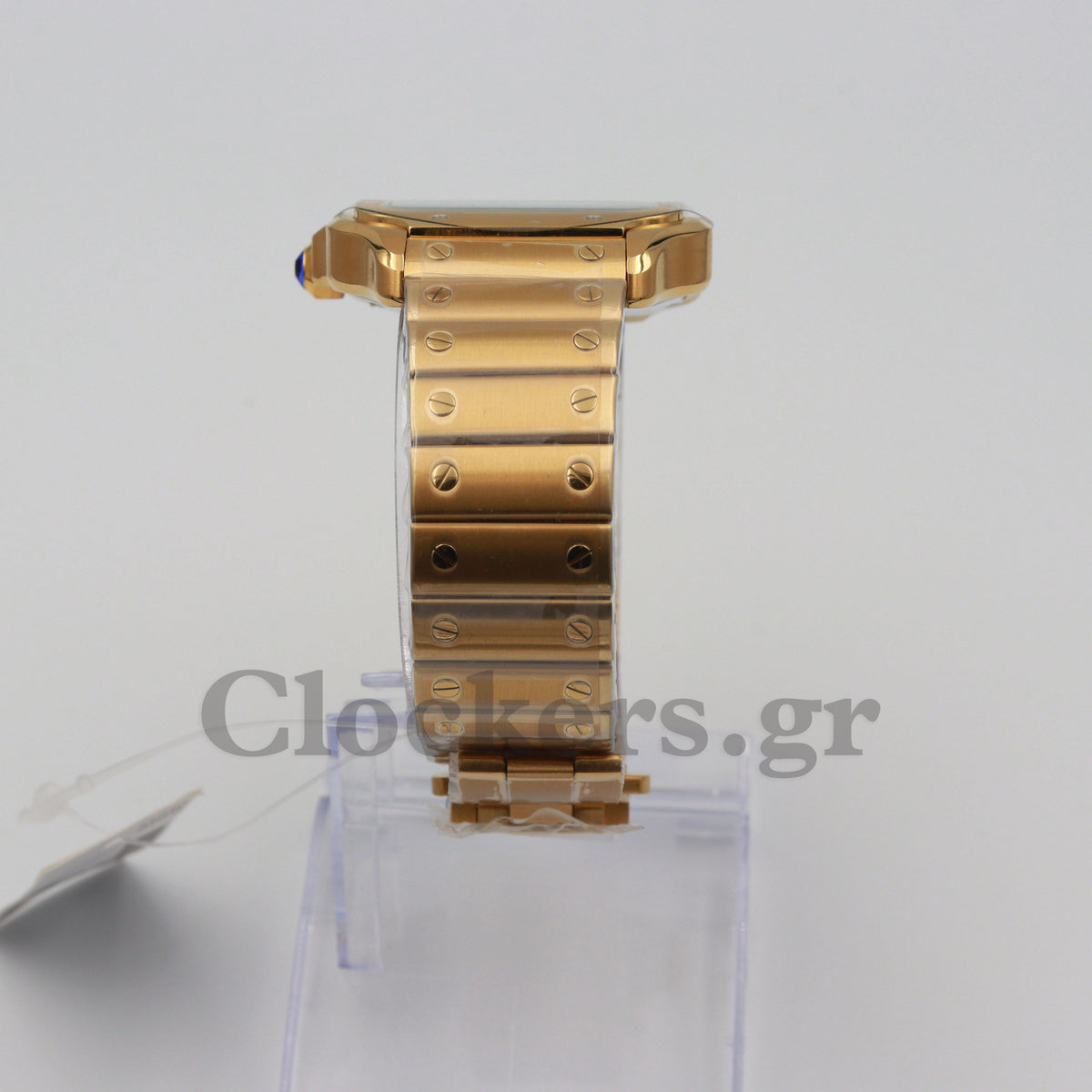 SANT0S DE CARTIER WATCH LARGE MODEL, AUTOMATIC,  GOLD,  INTERCHANGEABLE