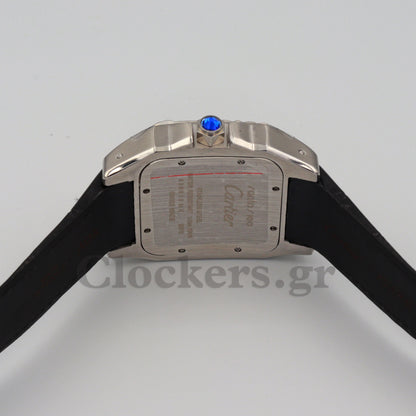 SANT0S DE CARTIER  AUTOMATIC, YELLOW GOLD AND STEEL, TWO 1:1
