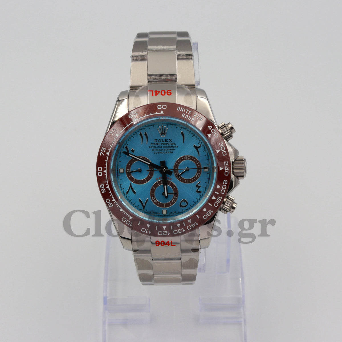 C0SMOGRAPH DAYT0NA SS CERAMIC  ROMAN BLUE DIAL 40MM