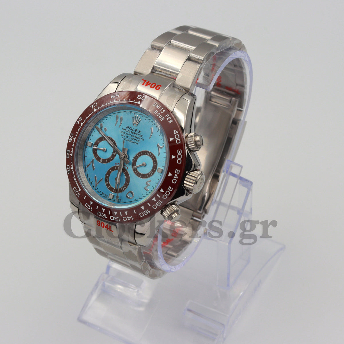 C0SMOGRAPH DAYT0NA SS CERAMIC  ROMAN BLUE DIAL 40MM