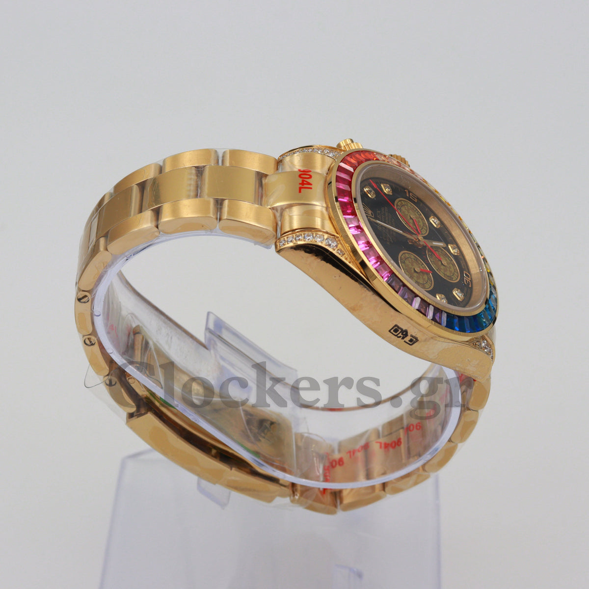 C0SMOGRAPH DAYT0NA BLACK DIAL  GOLD RAINBOW 40MM