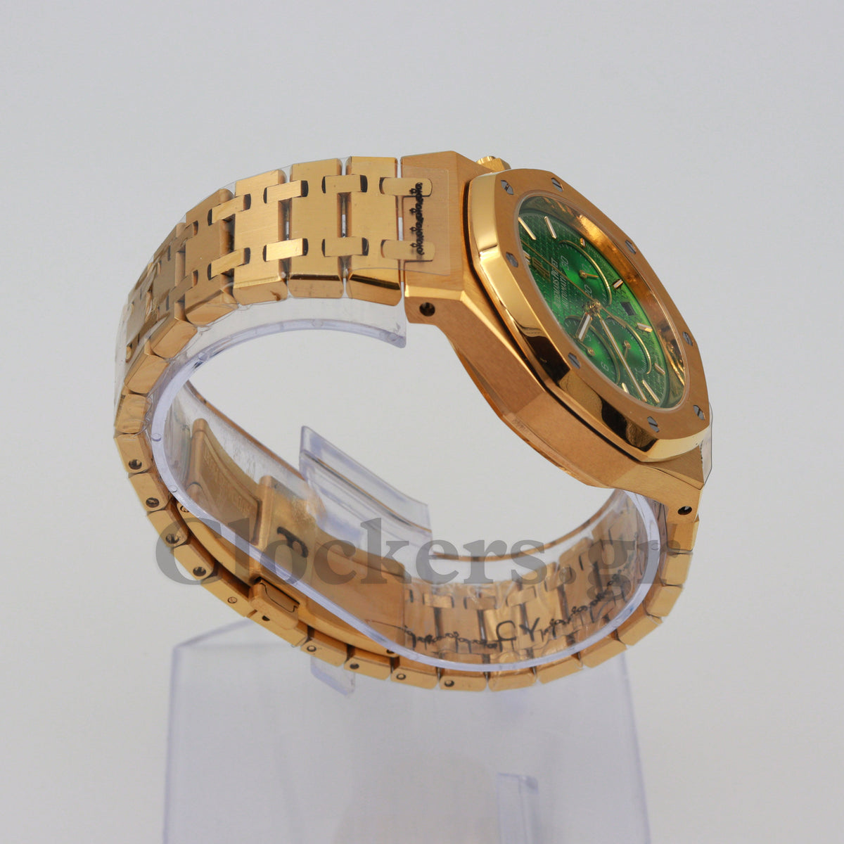 AUDEMARS PIGUET ROYAL OAK CHRONOGRAPH 41MM YELLOW GOLD GREEN DIAL 1:1