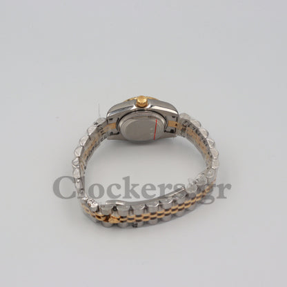 DATEJUST 28MM STAINLESS STEEL AND  GOLD MIDSIZE WATCH ROMAN