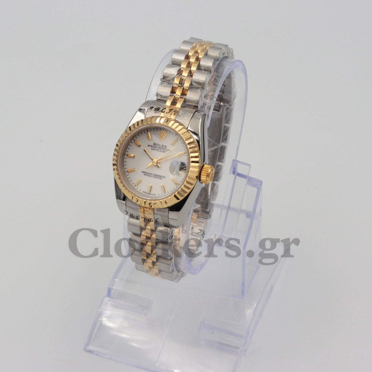 LADY DATEJUST CHAMPAGNE 28MM DIAL STEEL AND 18K YELLOW GOLD 2-TONE WATCH