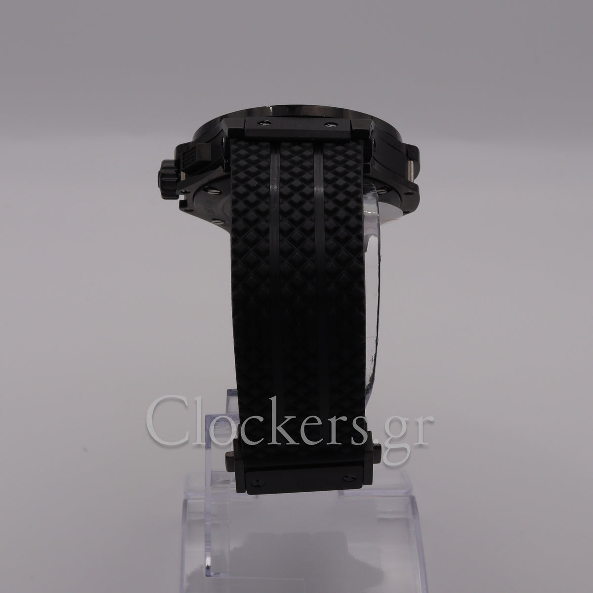 HUBLOT BIG BANG BLACK DIAL BLACK CASE BLACK RUBBER BRACELET