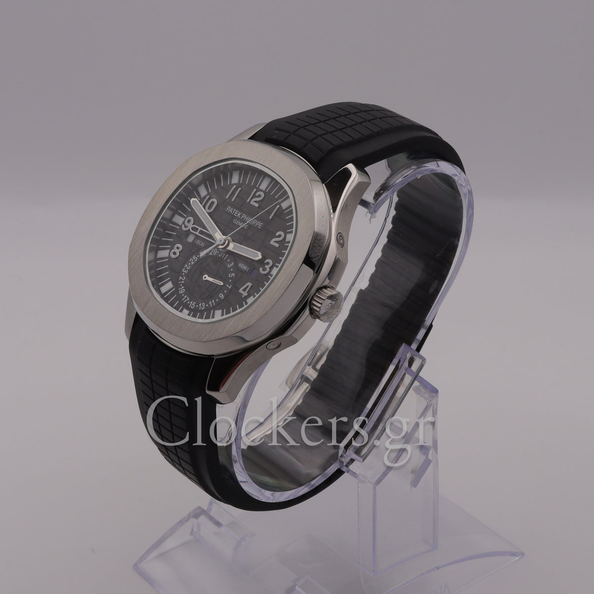 PATEK PHILIPPE AQUANAUT TIME BLACK DIAL AUTOMATIC 5164A-001