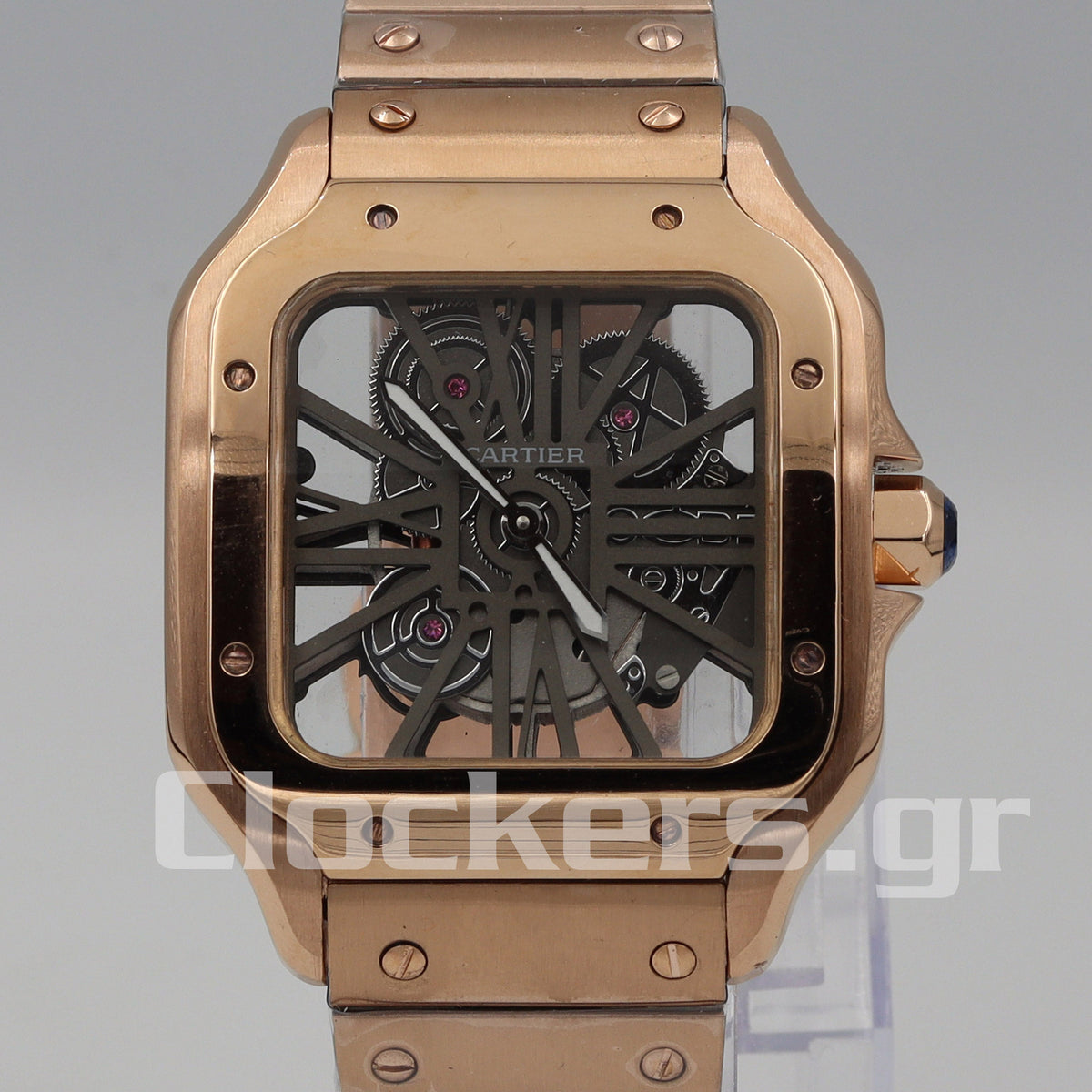 CARTIER SANTOS NEW 2023 SANTOS DE CARTIER SKELETON ROSE GOLD