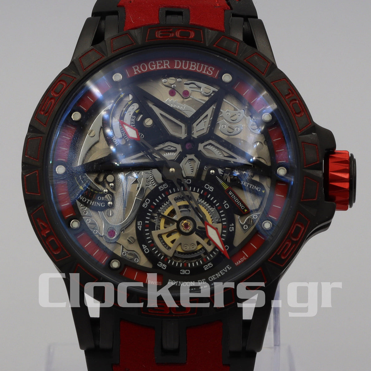 EXCALIBUR AVENTADOR S LIMITED EDITION SKELETON 47MM TITANIUM AND RUBBER 1:1