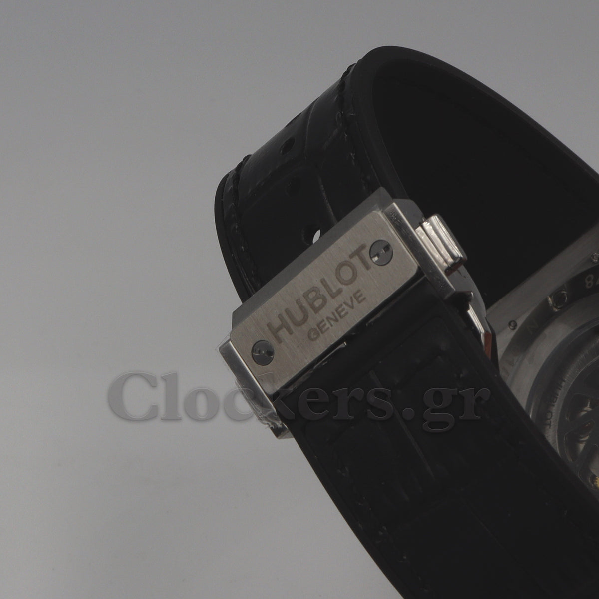 HUBLOT CLASSIC FUSION KING  WATCH - 42 MM - BLACK DIAL - SS BLACK RUBBER  STRAP