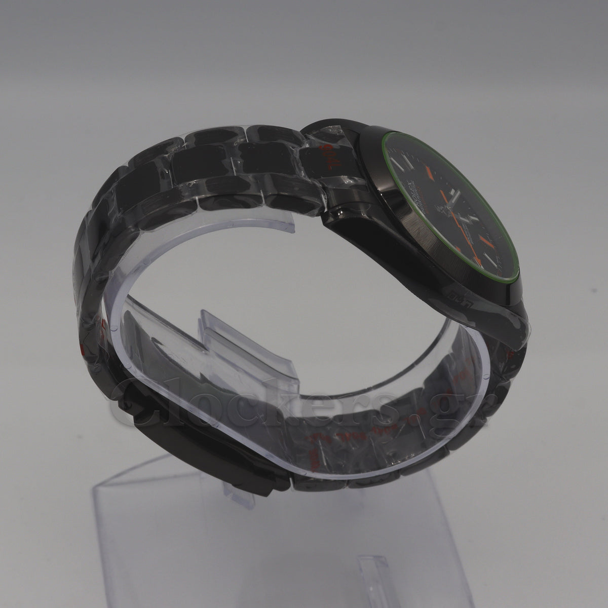 MILGAUSS 116400GV – BLACK DIAL – GREEN CRYSTAL – PVD