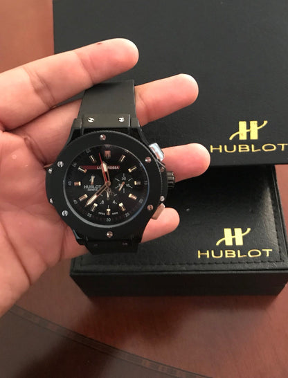 HUBLOT BIG BANG LUNA ROSSA CHRONOGRAPH SILVER BLACK 44MM LOW
